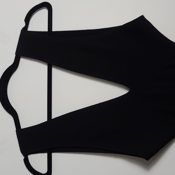 BANANA REPUBLIC Volta Halter Sweater Dress Crisscross Top Size Petite XSmall - Picture 7 of 15